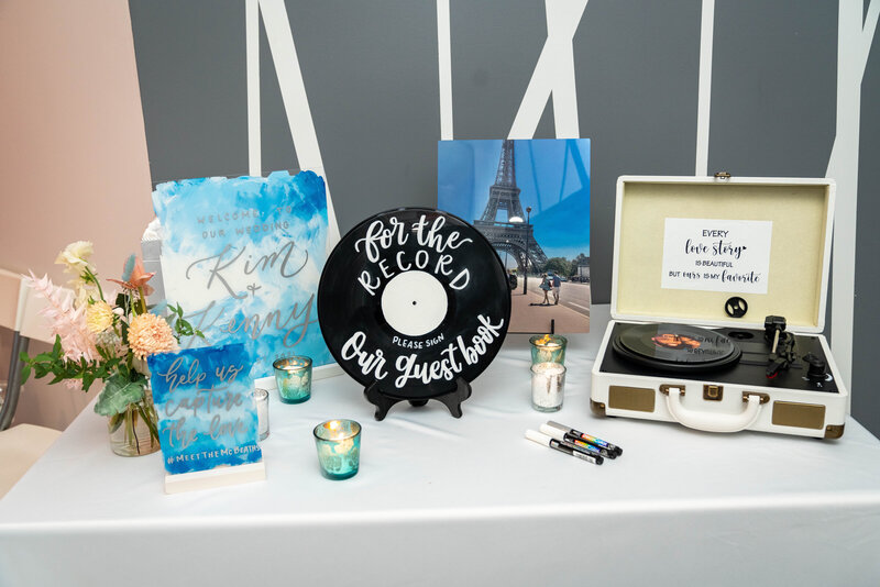 Adorable bridal suite for this beautiful fall/winter intimate wedding styled shoot
