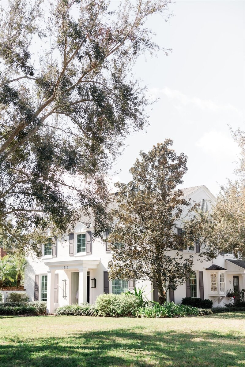 getting ready location for a winter park wedding