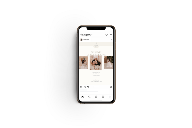Elegant Instagram templates Olive Oak 5