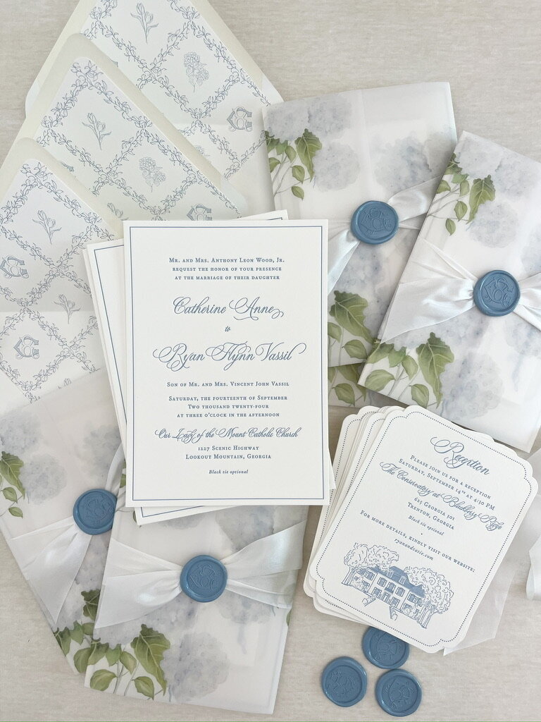 Lindsey Ellen Paper Co. logo – custom wedding stationery designer
