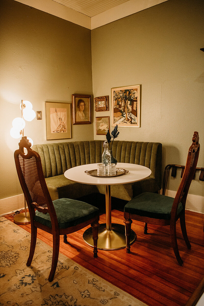 Seating for 4 or more in the Cypress Creek room