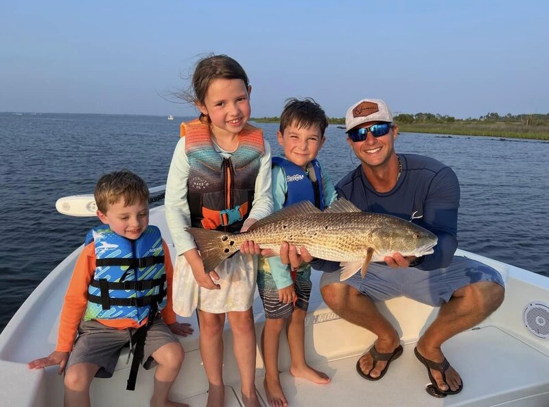 Kids Fishing Trip - Watercolor