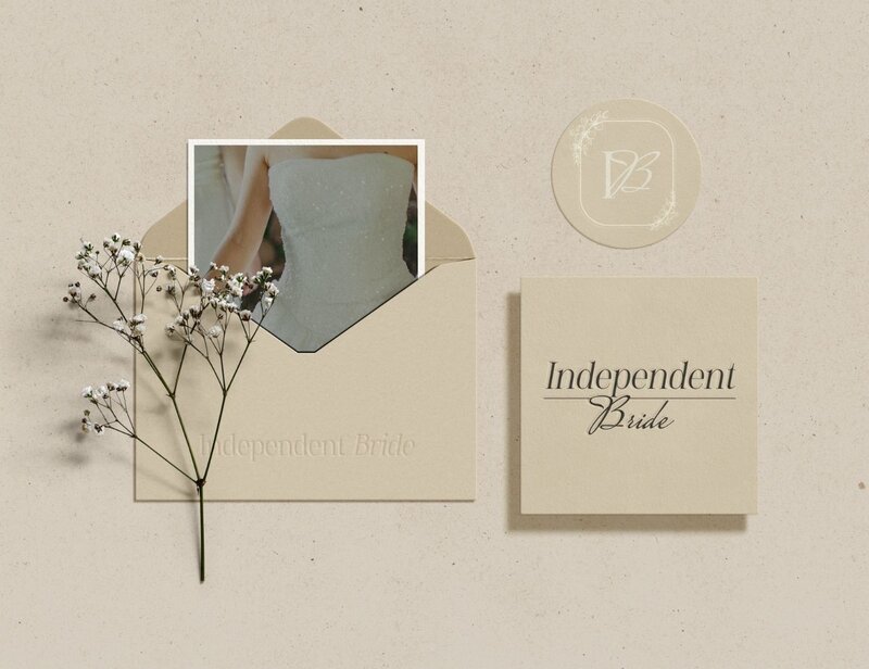 a neat website design for a wedding digital product seller
