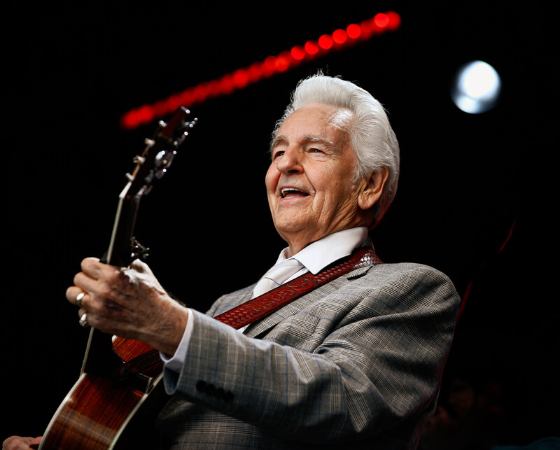 Del McCoury performs at Merlefest with  the Traveling McCoury's 