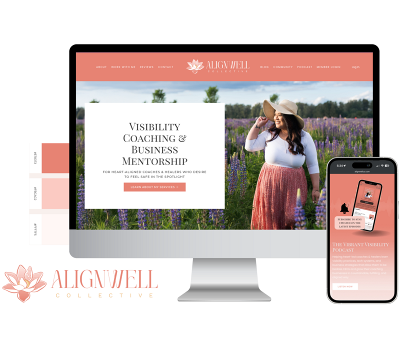 Web design example image for Brand + Web Designer Jaclyn Hope Design