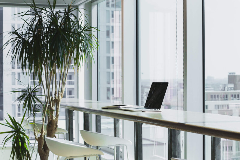 High rise office interior