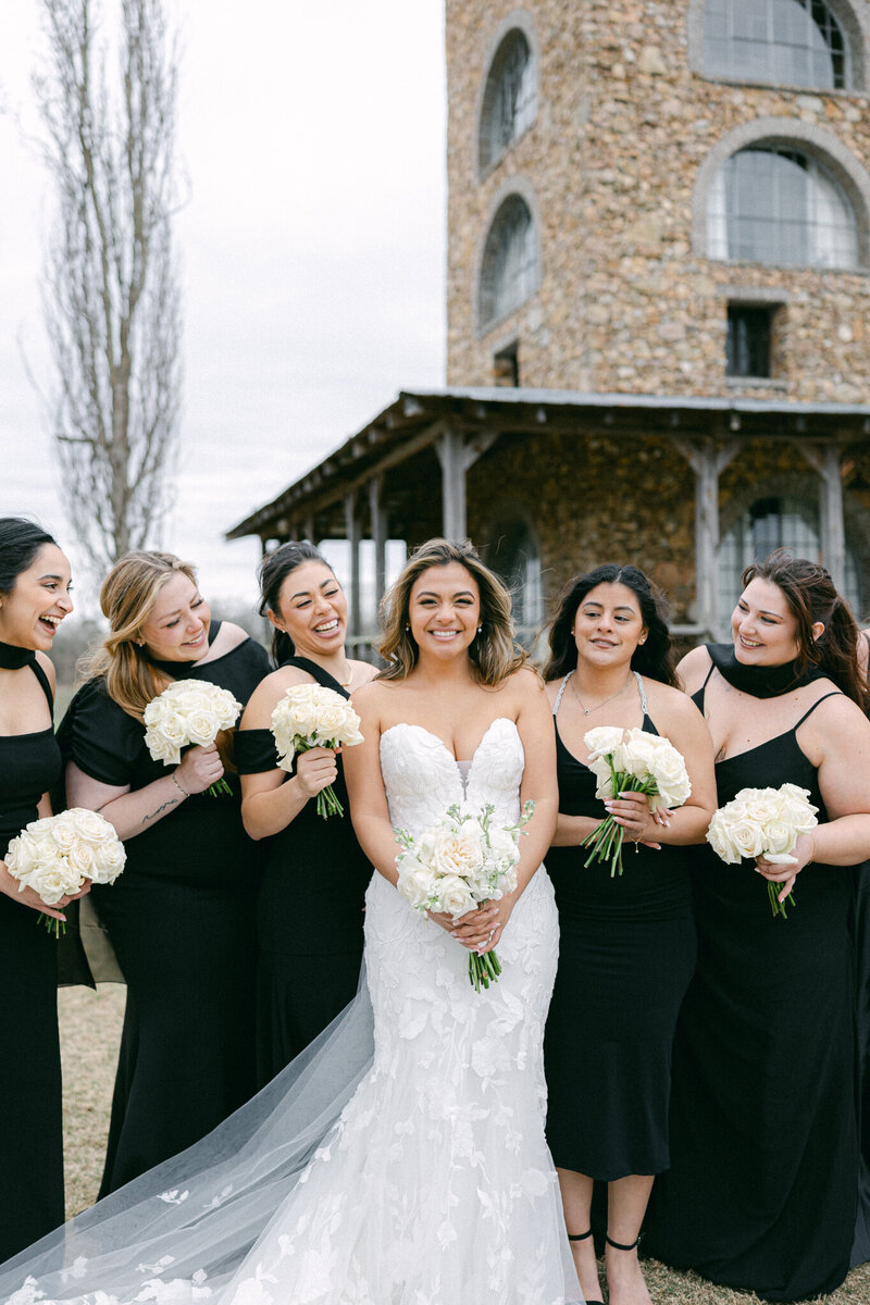 Bridal Party Tower House wedding Atlanta Wedding Photographer Renee Jael-75