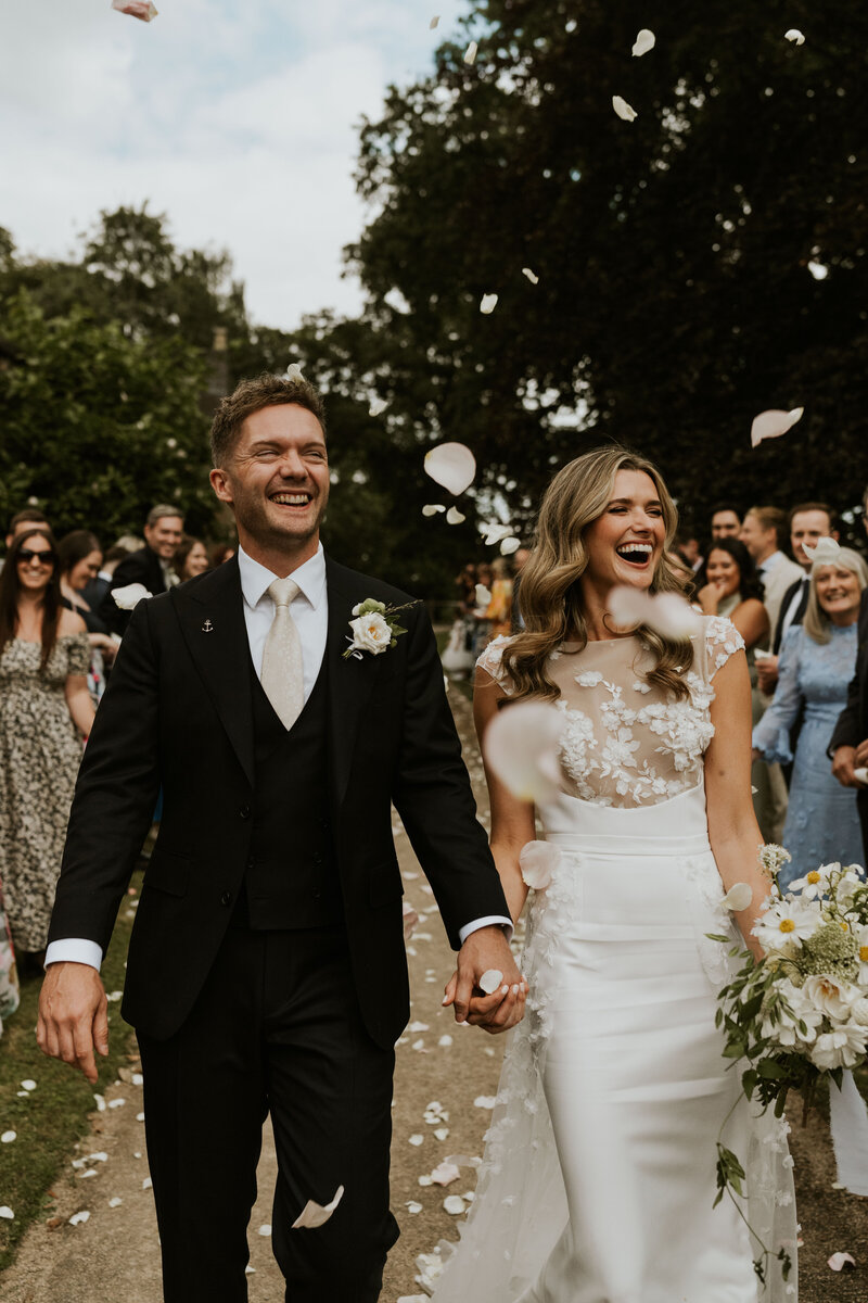 ewly married couple, adventurous and wild at heart, embarking on their next great adventure together, hand in hand at  Davenport House