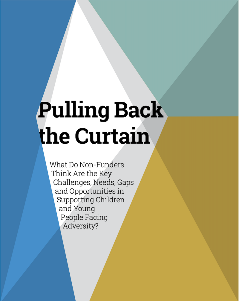 What do non-funders think are the key challenges, needs, gaps, and opportunities in supporting children and young people facing adversity