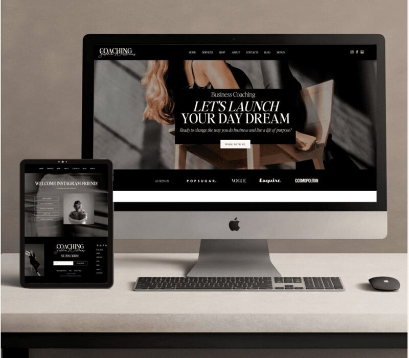 premium website templates,squarespace template