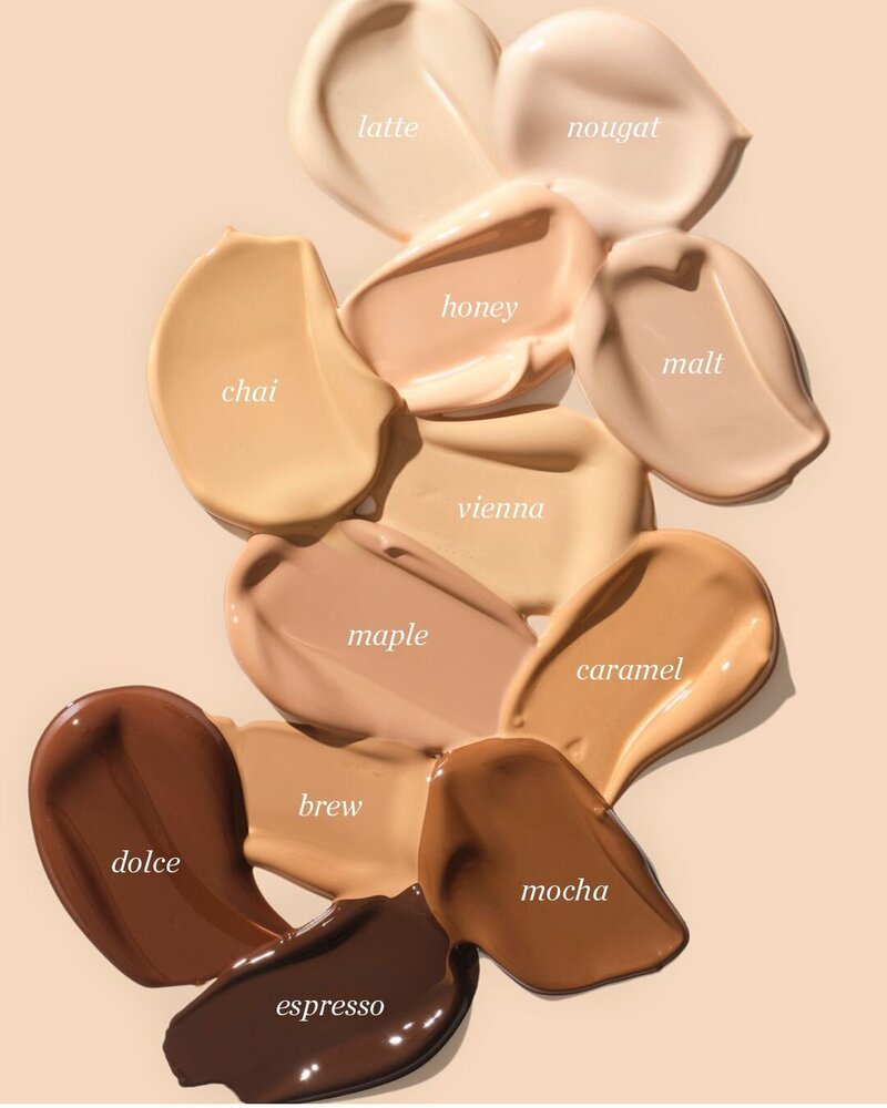 foundation for all skin types with a lightweight medium coverage