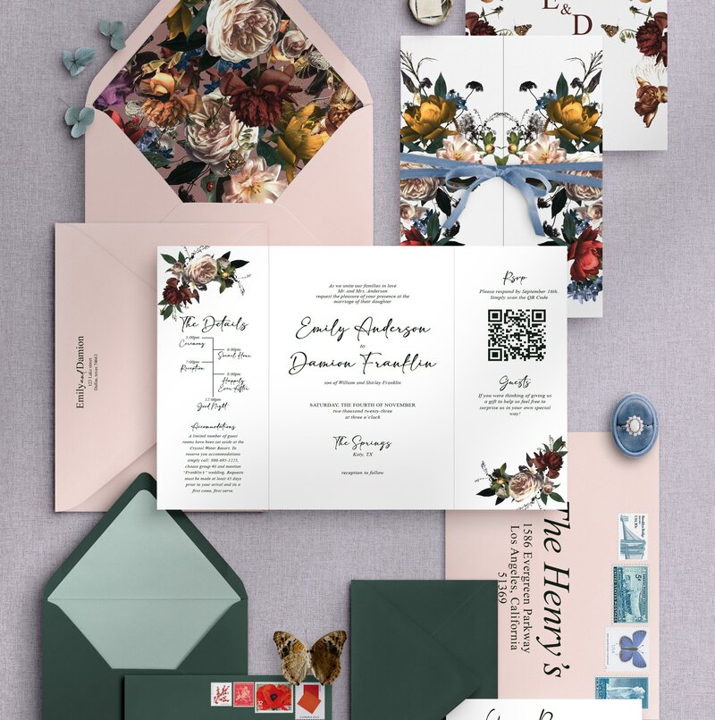 ICC Mockup - Enchanted Blooms Invite