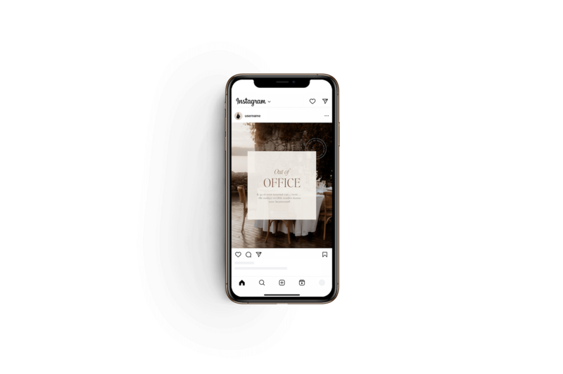 Luxe fotograaf Instagram post templates
