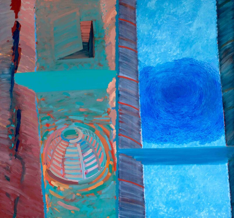 Littered Way (Pool), 1984 Oil on canvas 200 x 215 cm (1)_11zon
