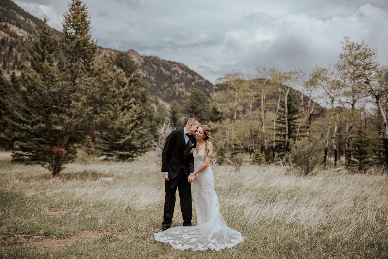 high-end wedding photography at a colorado springs venue