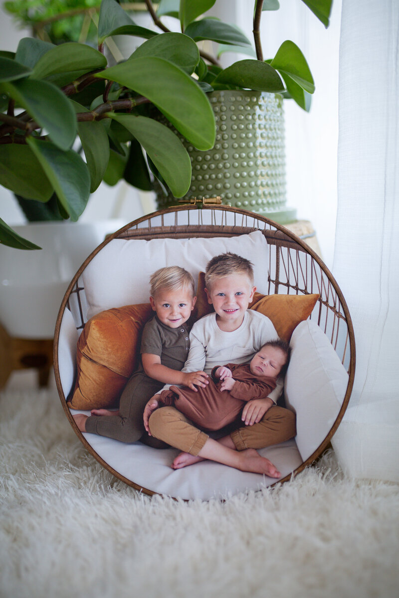 canvas hoop ring print