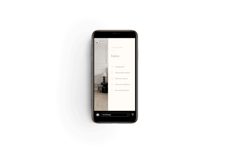 Instagram story template interieur ontwerper Wahiba Wonders 5