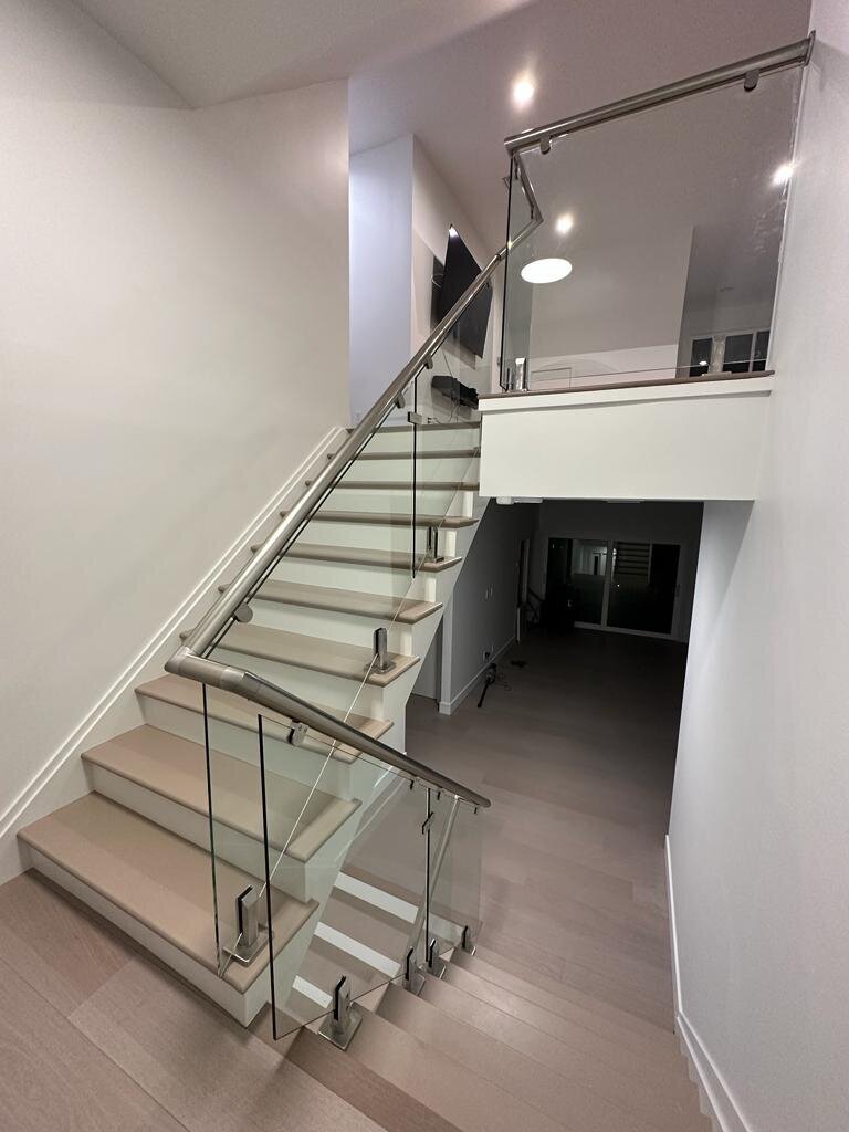 Modern Glass & Aluminum Railings in Boca Raton, South Florida