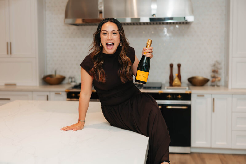 Luxury lifestyle photoshoot for Chantel Griggs, capturing her elevated personal brand identity and empowering presence through creative direction by Her Higher Standard.