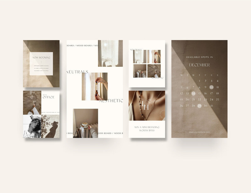 Minimal Instagram templates Wabi Sabi 3