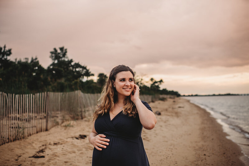 Baltimore-Maternity-Photographer-Beach