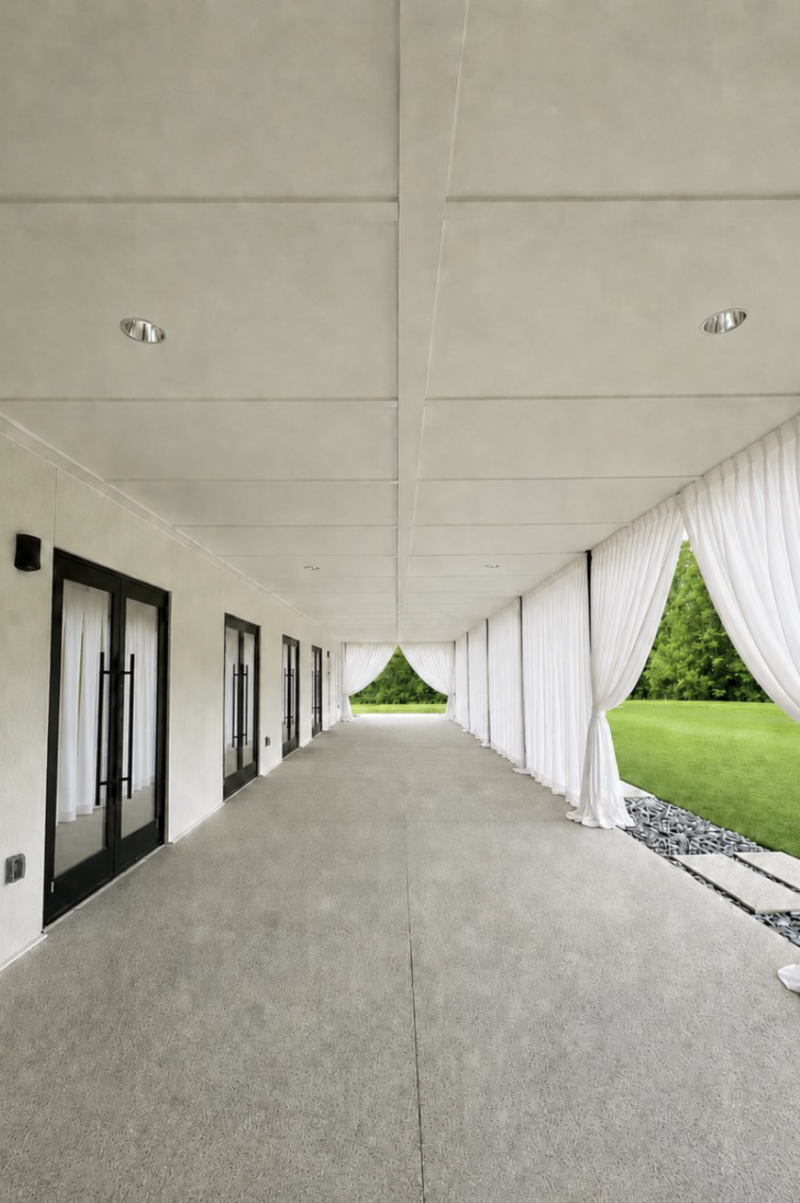 The Avenue draping at The Lumen House