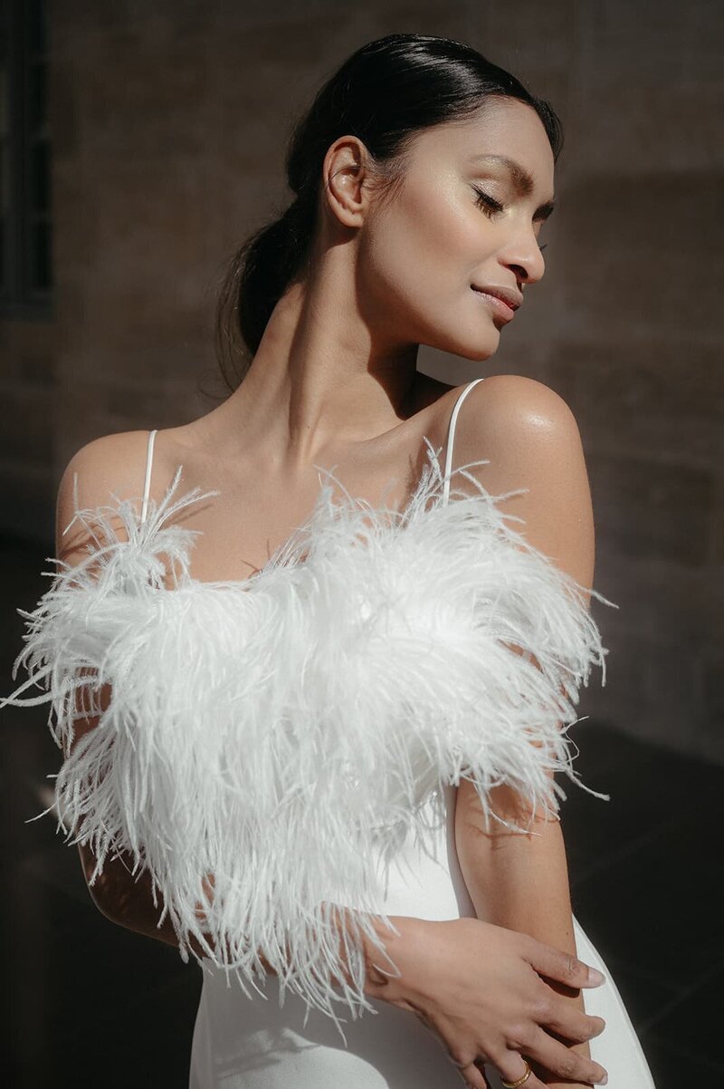 editorial bridal portrait in paris elegant and timeless