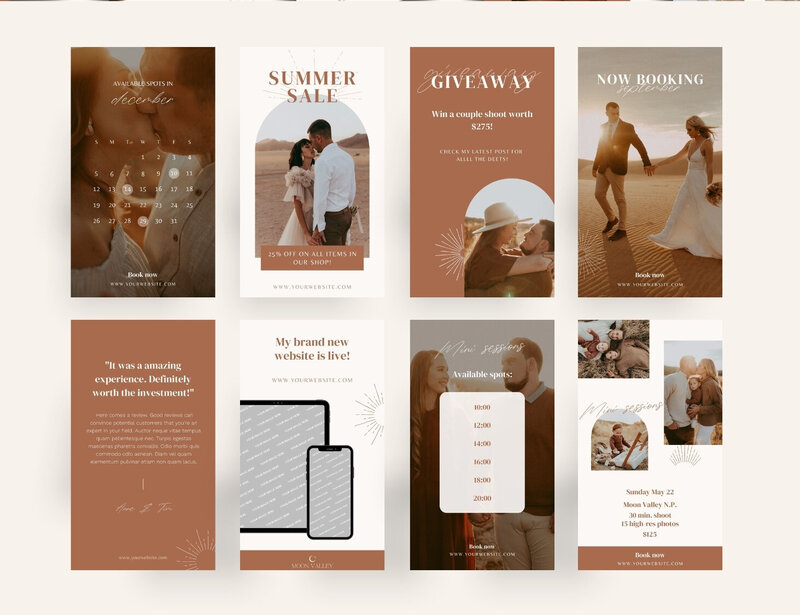 Boho Instagram templates Moon Valley 15