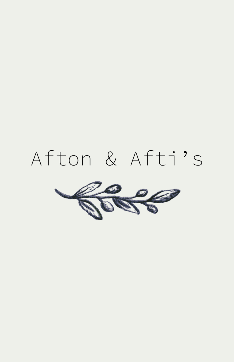 Afton & Afti's Menu 1