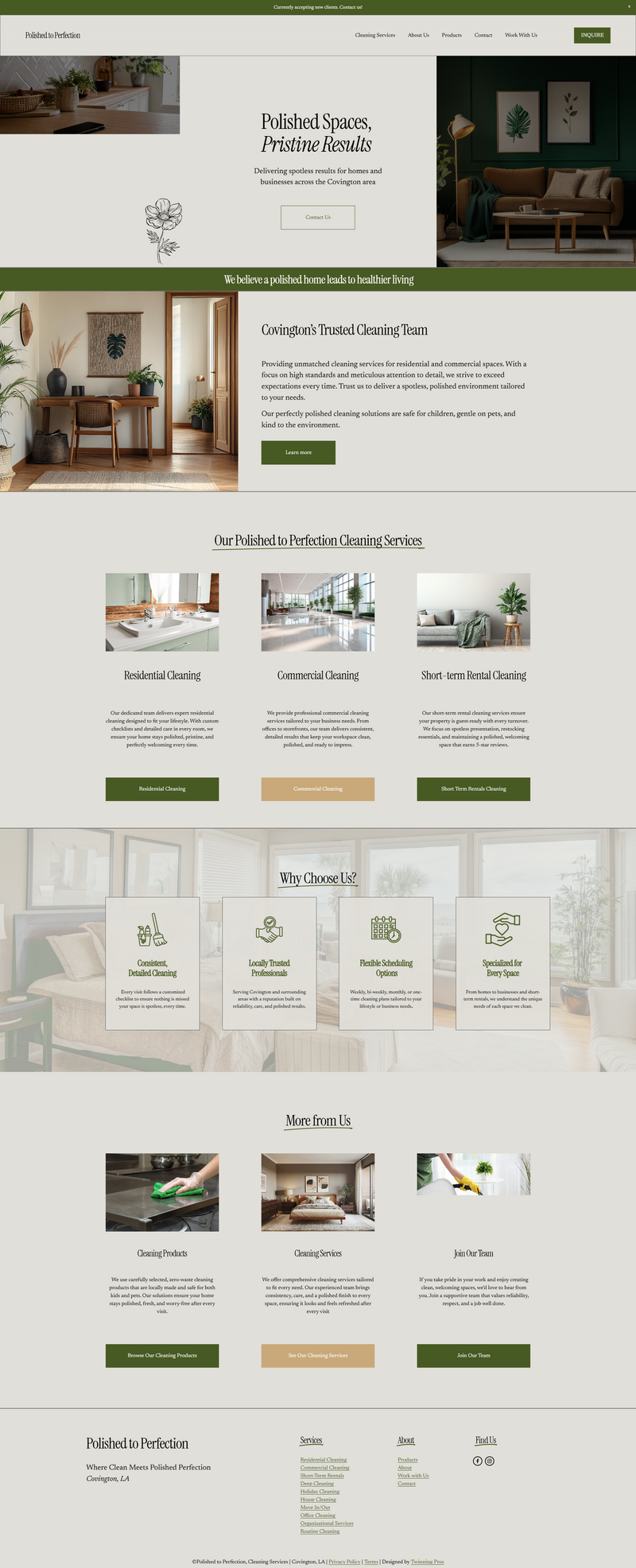 Sunless Success Academy - Custom Website Design - built on squarespace