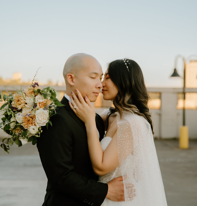 couple embraced
