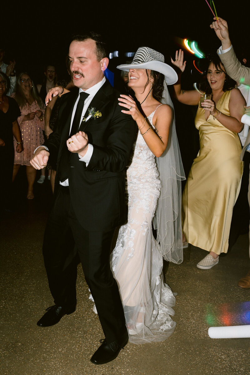 fun wedding  dancing at South Congress Hotel