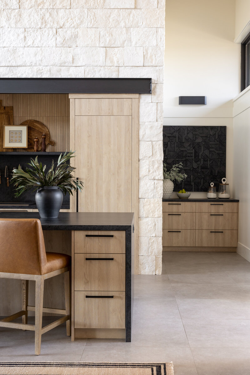 Modern mountain kitchen in Alpine, Utah.