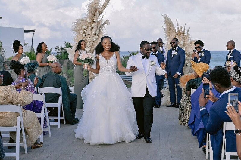 Wedding ceremony in Punta Cana planned by destination wedding travel planner CC Vacations