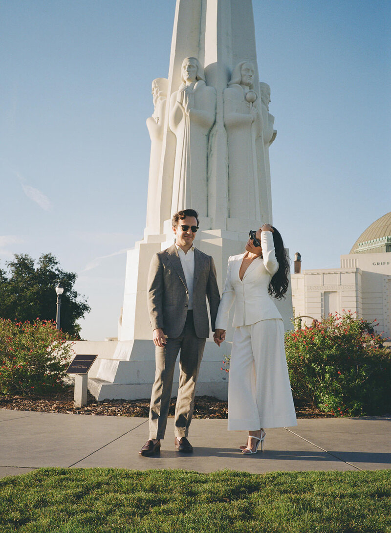 Los Angeles engagement photography session at the Griffith Observatory - 5