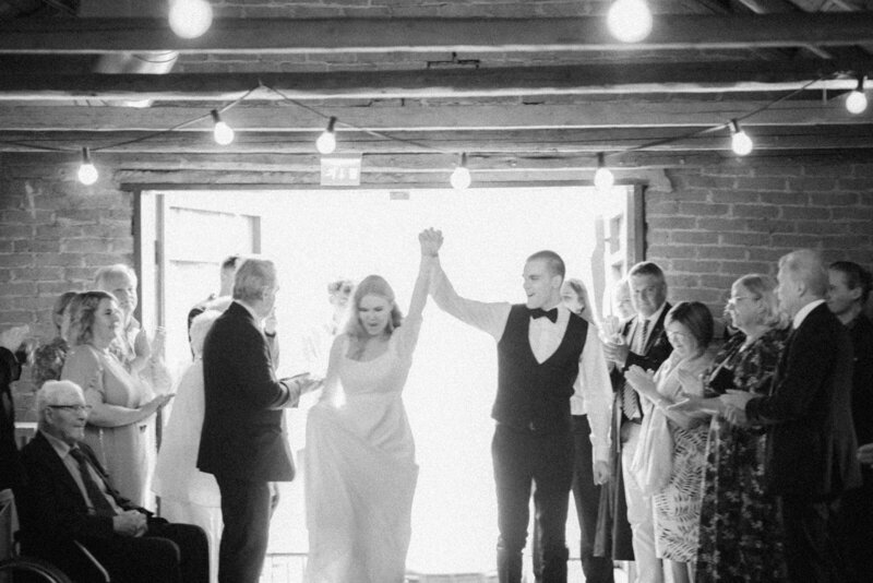 Wedding photo of an Intimate  wedding reception  in Porvoo by photographer Hannika Gabrielsson