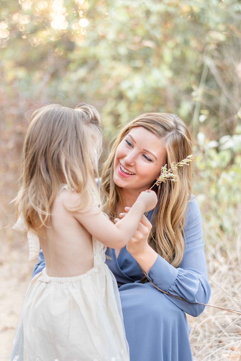 mommy daughter fall session
