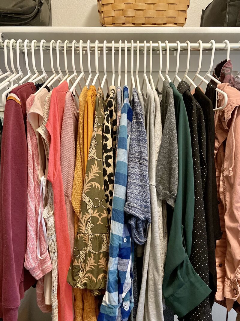 Joyful Spaces ROYGBIV Closet