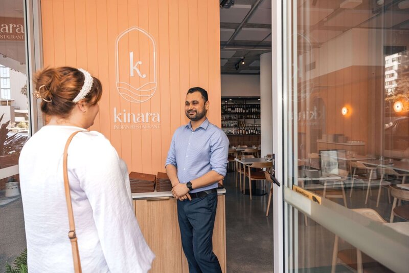 Kinara Indian Restaurant Internal Signage by Leithal and Co