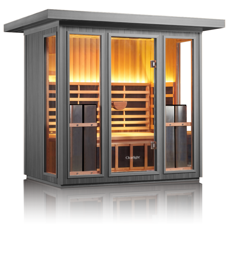 5 person clearlight infrared sauna outdoor