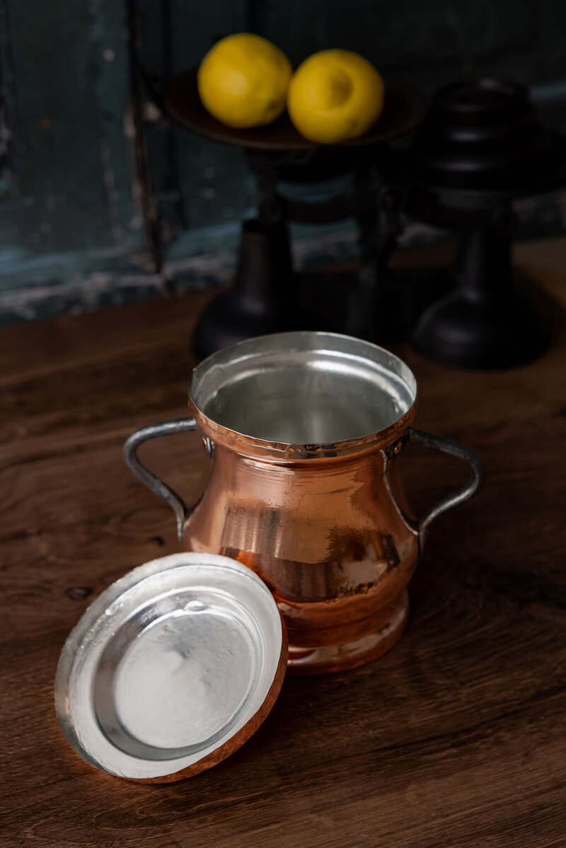 French Copper Canister