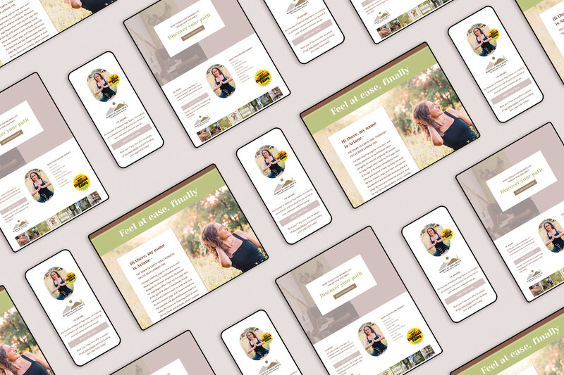 Semi Custom Website Design for Yoga Instructor - 4