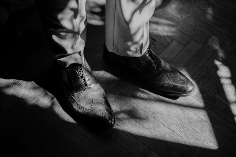 trouw schoenen bruidegom 