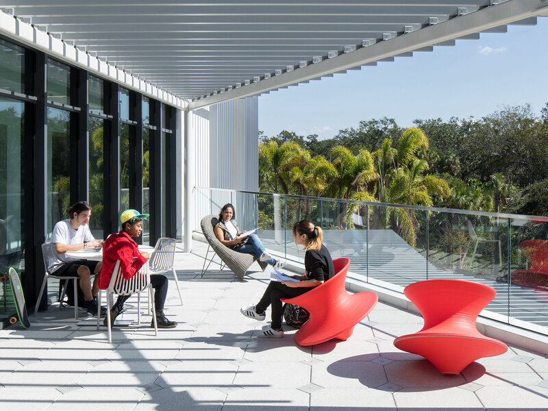Sweet Sparkman Architecture Ringling College Alfred R Goldstein Library Landscape 5