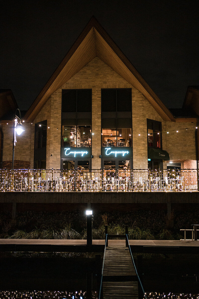 External photo of Compamigos at Mercia Marina at Night Evening 