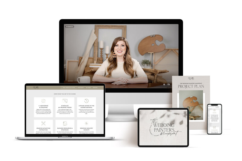 Wedding Painter's Blueprint Course Components