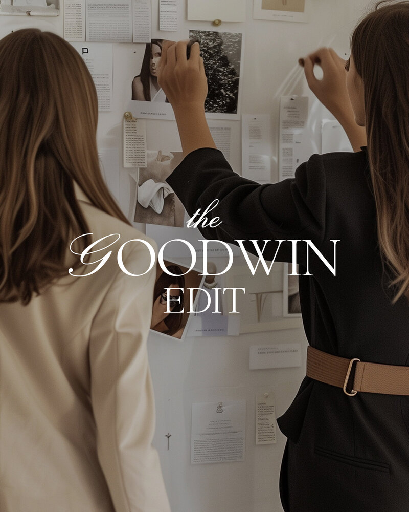 Goodwin Lettering The Goodwin Edit Branding - carusocreative.com