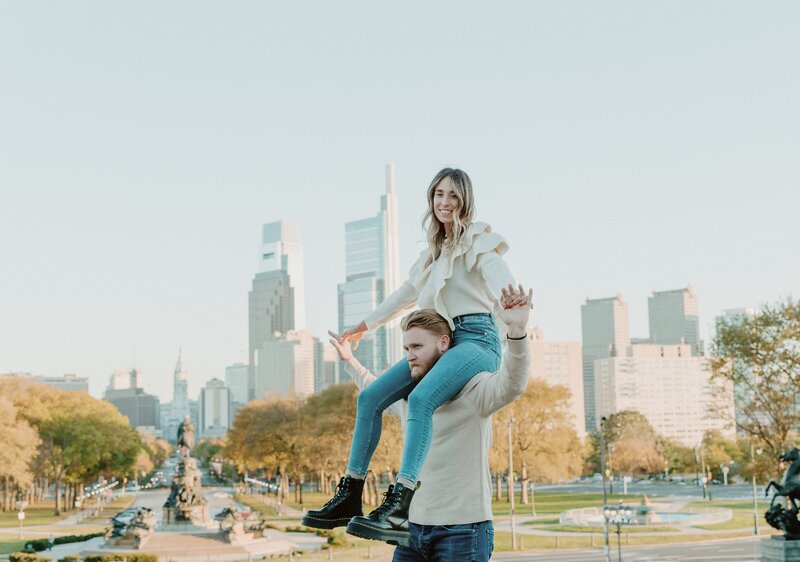 Engagement session in Philadelphia