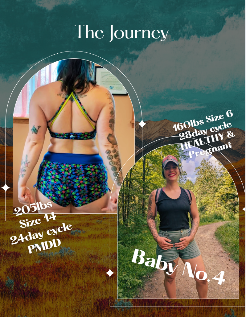 Julie Pokorny’s healing journey from PMDD and hormone imbalance to restored health, balanced cycles, and a healthy pregnancy through integrative care.