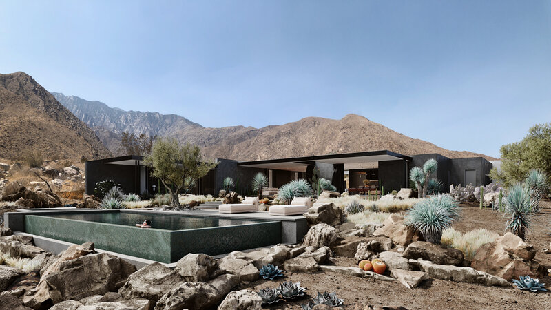 Residence designed for Desert Palisades by Los Angeles architects, Sean Lockyer